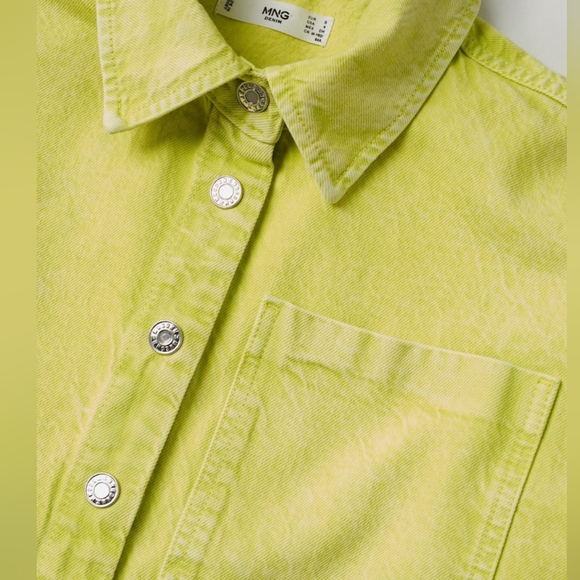 🔥Last 1🔥 MANGO denim overshirt - Picture 2 of 3